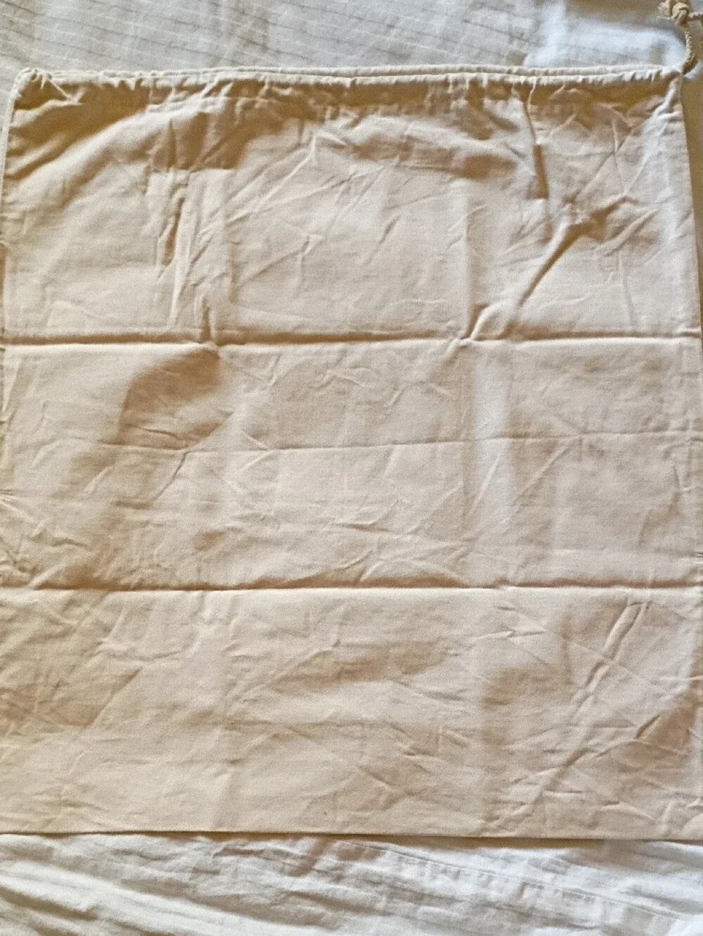 Fossil Cream Branded Fabric Dust Bag Travel